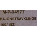 MAKITA BAJONETSAVKLINGE 100/18Z (5 STK.)   Makita nr. M-P-04977. Velegnet til blødt stål optil 3 mm.